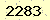 請輸入此驗證碼 : 2283