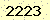 請輸入此驗證碼 : 2223