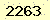請輸入此驗證碼 : 2263