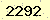 請輸入此驗證碼 : 2292