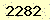 請輸入此驗證碼 : 2282