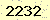 請輸入此驗證碼 : 2232