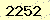 請輸入此驗證碼 : 2252