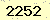 請輸入此驗證碼 : 2252