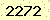 請輸入此驗證碼 : 2272