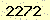 請輸入此驗證碼 : 2272