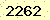 請輸入此驗證碼 : 2262