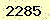 請輸入此驗證碼 : 2285