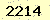 請輸入此驗證碼 : 2214