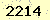 請輸入此驗證碼 : 2214