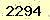 請輸入此驗證碼 : 2294