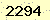 請輸入此驗證碼 : 2294