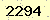 請輸入此驗證碼 : 2294