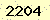 請輸入此驗證碼 : 2204