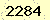 請輸入此驗證碼 : 2284