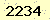 請輸入此驗證碼 : 2234