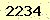 請輸入此驗證碼 : 2234