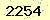 請輸入此驗證碼 : 2254