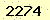 請輸入此驗證碼 : 2274