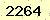 請輸入此驗證碼 : 2264
