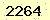 請輸入此驗證碼 : 2264