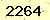 請輸入此驗證碼 : 2264