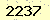 請輸入此驗證碼 : 2237