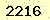 請輸入此驗證碼 : 2216