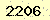 請輸入此驗證碼 : 2206