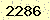 請輸入此驗證碼 : 2286