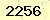 請輸入此驗證碼 : 2256