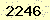 請輸入此驗證碼 : 2246