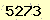 請輸入此驗證碼 : 5273