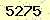 請輸入此驗證碼 : 5275