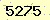 請輸入此驗證碼 : 5275