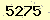 請輸入此驗證碼 : 5275