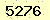 請輸入此驗證碼 : 5276