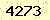 請輸入此驗證碼 : 4273