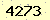請輸入此驗證碼 : 4273