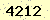 請輸入此驗證碼 : 4212