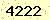請輸入此驗證碼 : 4222