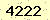 請輸入此驗證碼 : 4222