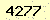 請輸入此驗證碼 : 4277