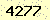 請輸入此驗證碼 : 4277
