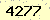 請輸入此驗證碼 : 4277