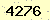 請輸入此驗證碼 : 4276