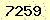 請輸入此驗證碼 : 7259