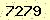 請輸入此驗證碼 : 7279