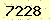 請輸入此驗證碼 : 7228