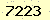 請輸入此驗證碼 : 7223